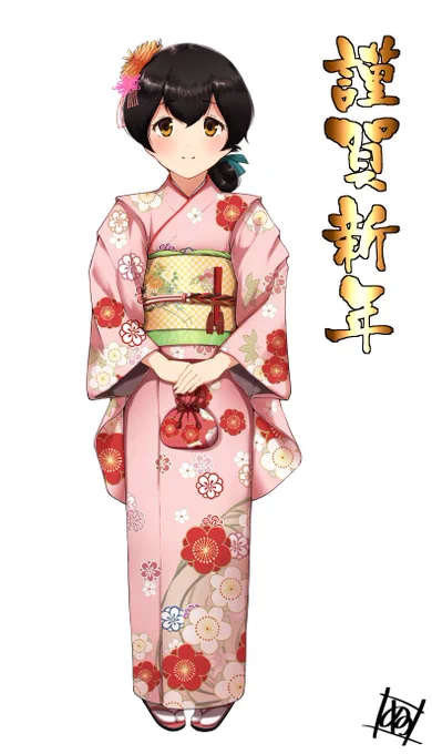 鏡開きも終わってますが春日丸塗り終わったのでアップです!今年は鳳翔と春日丸と神鷹をたくさん描けたら良いなぁ…できればイラスト集なんかもやりたいですね…。頑張るゾ! 