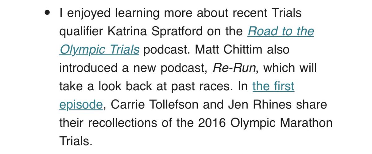 Always honored to be included in the always amazing @fast_women newsletter. This week alongside @CarrieTollefson and @jen_rhines.