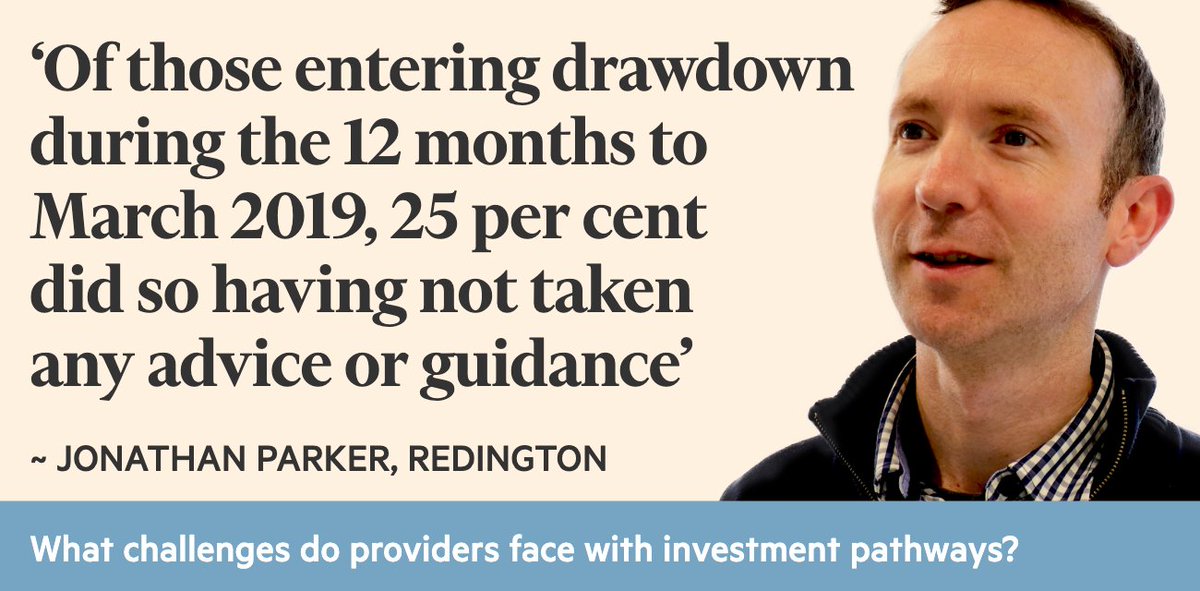 . <a href="/redington/">Reymond</a> ’s <a href="/jon_lc_parker/">Jonathan Parker</a> analyses the challenges pension providers face on the implementation of investment pathways, as the deadline to introduce these consumer journeys in decumulation steadily approaches - on.ft.com/2FLft2i