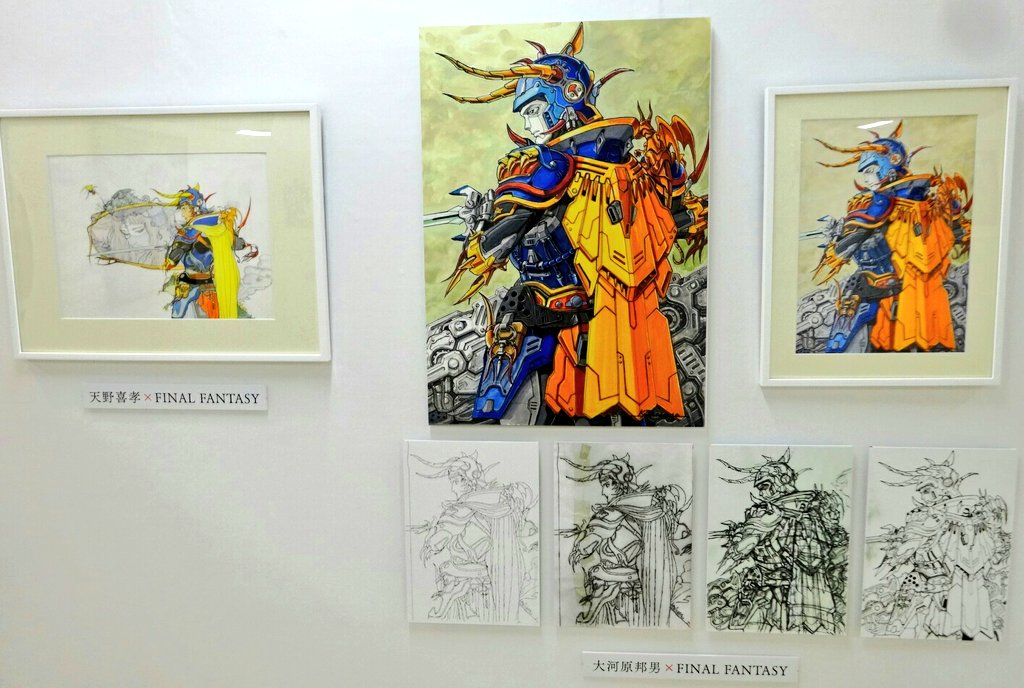 takebetter1's tweet photo. @takebetter1 秋本先生の
ラフ絵(ネーム)の量と濃度は圧巻！
やっぱこち亀は化物！
モン太(両さんVer.)も記念にw

男子なら一度は通るロボット
その元祖はやっぱり大河原先生！
特にガンダムから受けた影響は
未だに大きいですとも、ハイ♪

#ラフ絵名古屋展 https://t.co/9CSOG6oe7M