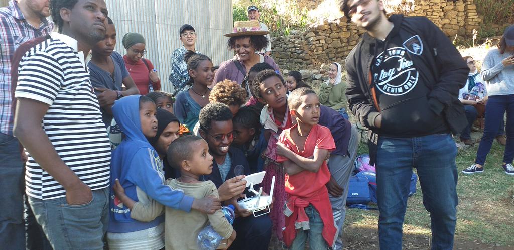 Dan_Tigrean's tweet photo. We @MekUniETH in collaboration with students and professors from The Newyork University of Shanghai have deminestrated the use of #Go_Pro & #Drone Cameras to capture & retain better preservation of heritage at #Chelekot_Selassie @StAndrewsAnthro @DrKindeya @GoiEth @HarvardAnthro https://t.co/69t14UKikV