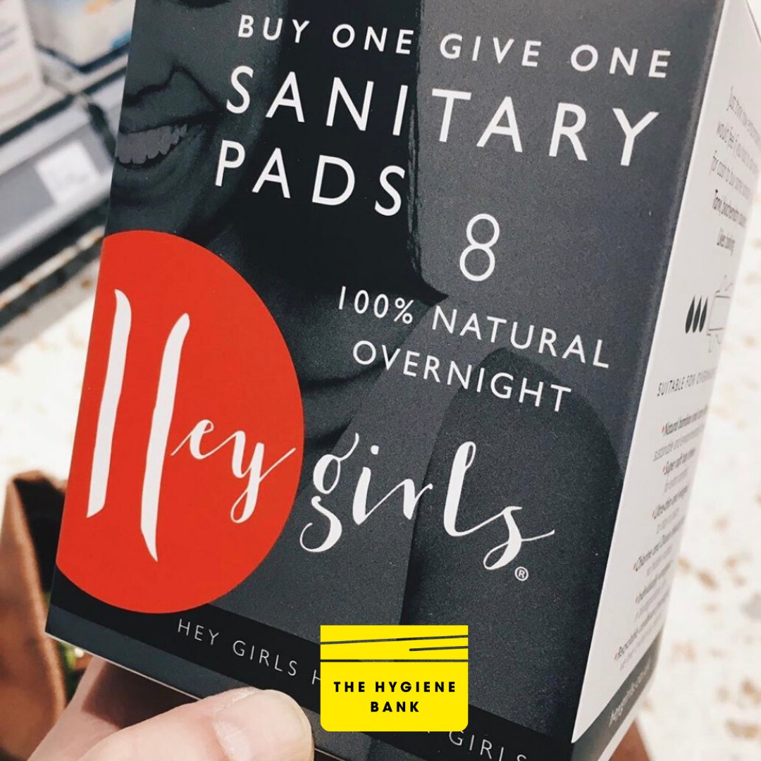 thehygienebank's tweet photo. Fact: multi-award winning brand @heygirlsuk tackles period poverty by giving a girl or woman one pack of products for every pack you buy. Partnering with #HeyGirls ensures #TheHygieneBank is never low on stock for period products. 
#PeriodPoverty #HygienePoverty https://t.co/k73VMUS62j