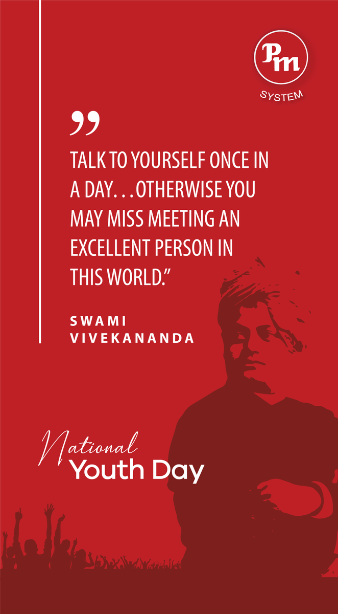 parakhms's tweet photo. Happy National Youth Day!
.
.
.
#YouthDay #InternationalYouthDay #Yuvadin #IndianYouthDay #BirthAnniversary #SwamiVivekananda #SwamiVivekanandaJayanti #Entrepreneurlife #Startup #Compliance #ParakhManagementSystem #PmSystem https://t.co/IKIiAKfm1X