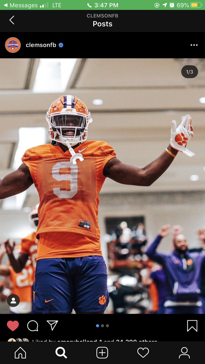 quendaruis's tweet photo. Yessssirrrr......... Few Hours Away 🧡🚨🔥🏈 Go Tigers https://t.co/pz9KMQkWWx