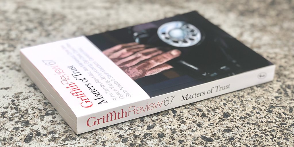 GriffithReview's tweet photo. Coming soon to Griffith Review…
#MattersofTrust will be available in store & online from 4 Feb, but subscribers should see their copies (ft. everyone tagged & more) in the mailbox at the end of this month!
Learn more about #MattersofTrust here: https://t.co/cMypby4xVq https://t.co/0aKIdd5eyy