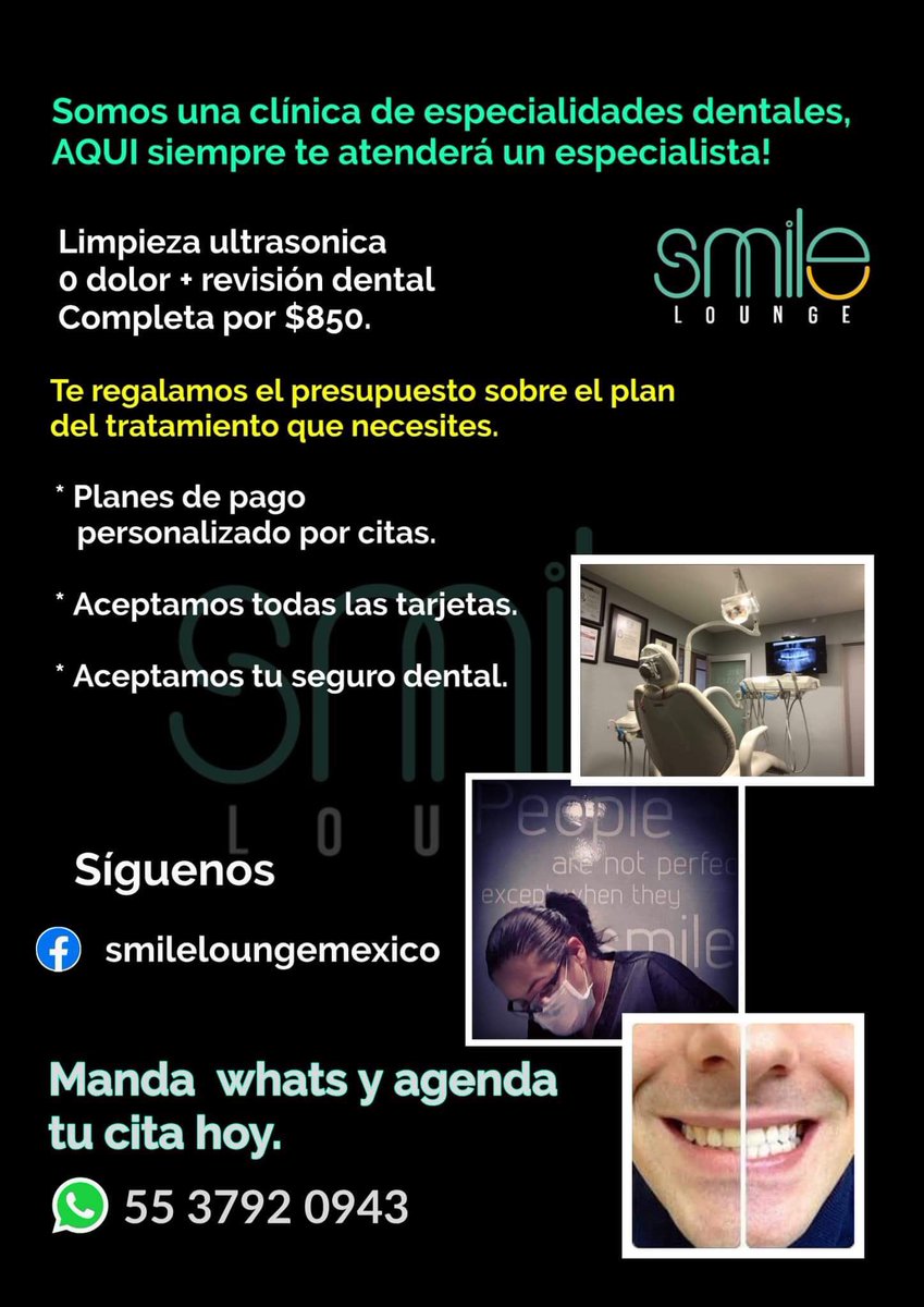 Smile Lounge México tweet media