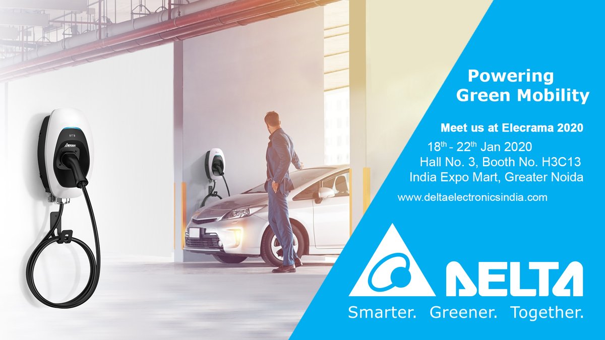 DeltaElectIndia's tweet image. #DeltaElectronicsIndia at #Elecrama2020 to showcase it’s EV Charging Infrastructure Solutions portfolio focused to strengthen the E-Mobility Ecosystem #DeltaEVChargingSolutions #DeltapoweringGreenMobility #DeltapoweringGreenIndia #DeltaAtElecrama2020
bit.ly/35QsJgC