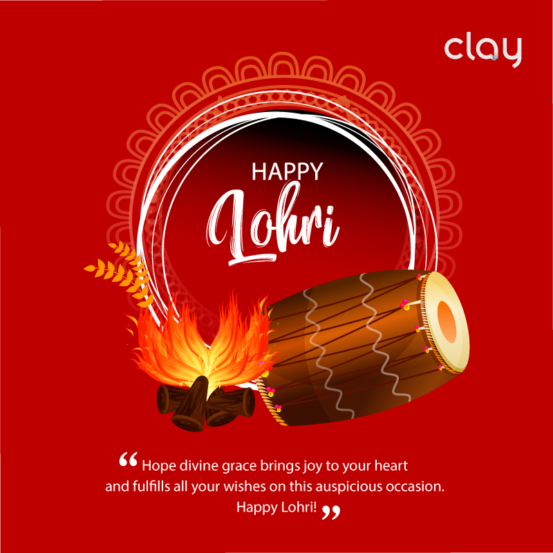 ClayTelecom's tweet image. 🤩 Hope divine grace brings joy to your heart and fulfills all your wishes on this auspicious occasion. "Happy Lohri!”. 🤩🤩Happy Lohri!!

#happyLohri #2020 #happiness #enjoy #wishes #ClayTelecom