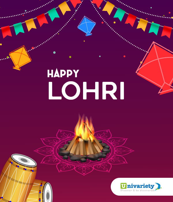 Univariety's tweet photo. May this festival of zeal and verve fill your life with lots of energy &amp; enthusiasm and bring endless happiness to you &amp; your family. Happy Lohri!

#Lohri #HarvestFestival #CelebrateWithUnivariety #TeamUnivariety https://t.co/oClriAPTHx