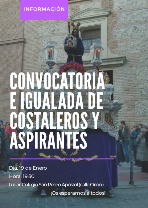 costerodefrente's tweet photo. IGUALÁ PARA EL PASO DE NTRO. PADRE JESÚS NAZARENO BARAJAS (MADRID) 2020 @hermandad_de : https://t.co/IN3niFmLZZ https://t.co/3s751euAqO