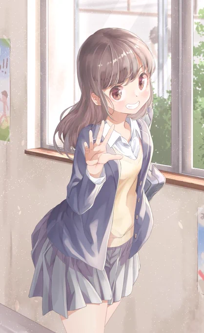 いつも髪を結んでる子が髪を下ろしているとドキッとする 