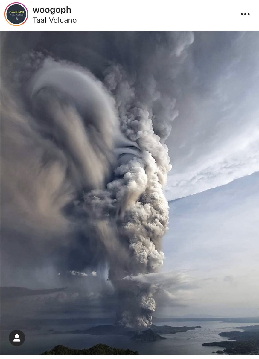 フィリピンの火山噴火と火山雷 Togetter