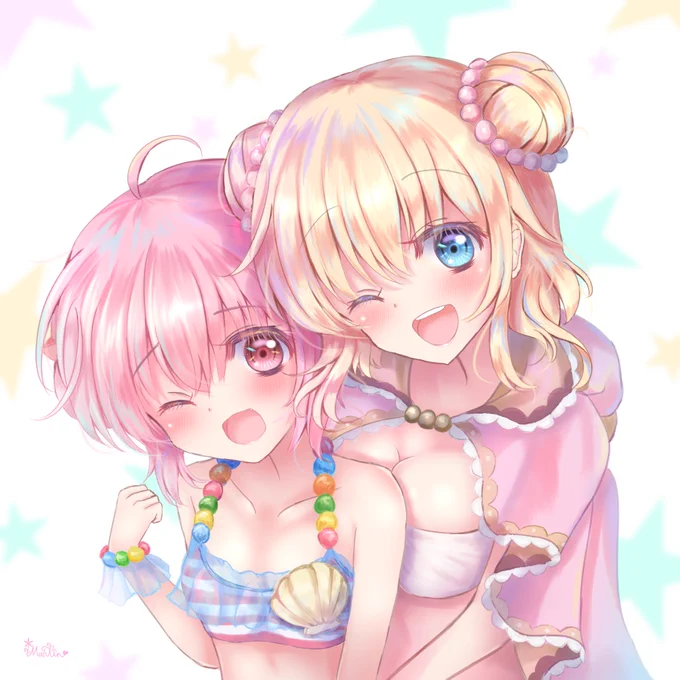 小夢ちゃん&かおす先生?( ˘ω˘ )
#こみっくがーるず
#きらファン初夢 