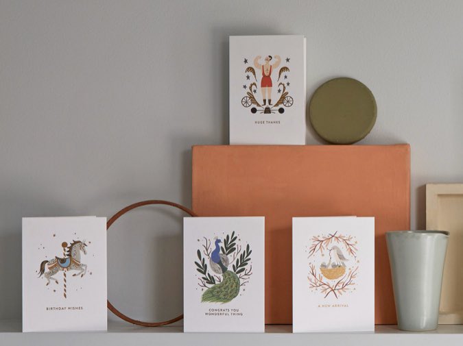 New! Launching <a href="/TopDrawerLondon/">Top Drawer</a> is our hot off the press new Meghann Rader collection of cards and gift wrap for the wonderful <a href="/wearelagom/">LAGOM DESIGN</a> 💫👇