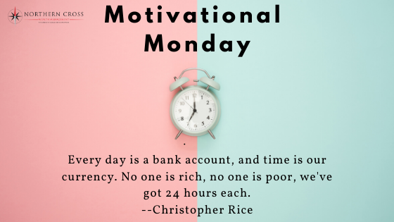 NCWM_'s tweet photo. 🌞Here’s a quote to brighten your Monday🌞 

" Every day is a bank account💰, and time is our currency🕰. No one is rich, no one is poor, we've got 24 hours each🙂 "
-- Christopher Rice

#ChristopherRice #Investment #FinancialPlanning #2020Vision #offshorewealth #investments https://t.co/YZLvtp6qmg