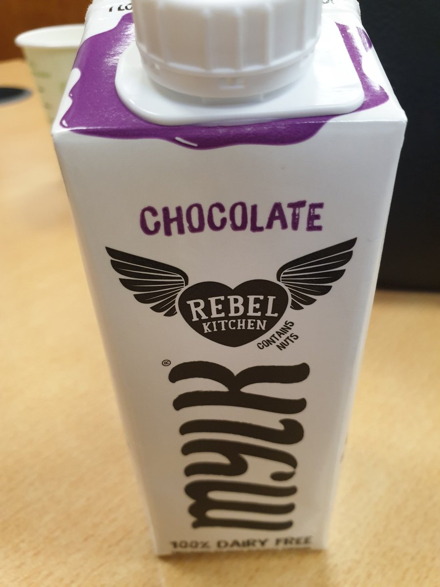 Thank you <a href="/REBELKITCHEN/">Rebel Kitchen</a> for the dairy free milk shake give away this morning #rebelkitchen #farringdonstation #giveaways
