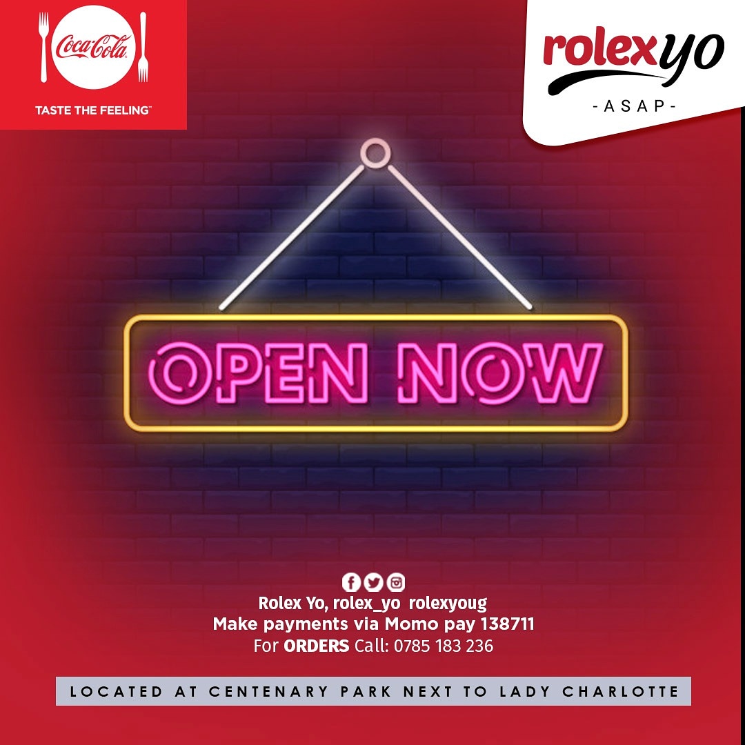 goolconnect's tweet photo. When life gives you Monday, dip it in glitter and sparkle all day @RolexFestival18 #Uganda @CocaCola @rolex_yo #saveyourtime #goolconnect https://t.co/lSKDY6PEU7
