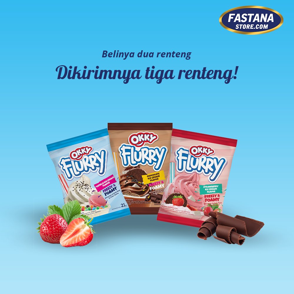 kapalapistore's tweet photo. Beli Okky Flurry dua renteng, kita kirim tiga renteng khusus buat kamu! Cuma di Fastana Store. Yuk beli sekarang! #BelanjaDiFastana #FastanaStore
.
#okky #promo #online https://t.co/4Gu9hm0Hu3