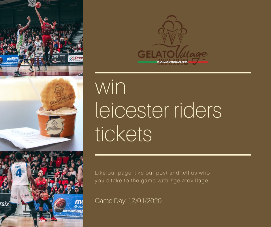 Gelato_Village's tweet photo. While Gelato Village is closed, let's liven things up with a #competition shall we?

RT with #gelatovillage &amp; follow if you want a pair of @RidersBball tickets for this Friday's game! Make sure you're following us to be in with a chance of winning!

Comp closes 16.01.2020 AM https://t.co/zpQUQLHoPc