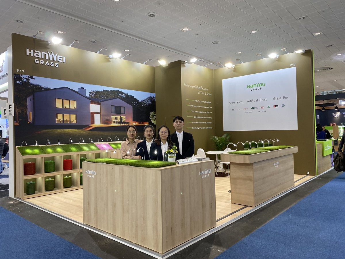 Hanwei_Grass's tweet photo. Hanwei Artificial Grass~The last day in Domotex 2020 Hannover~ https://t.co/xB56cwpZhF