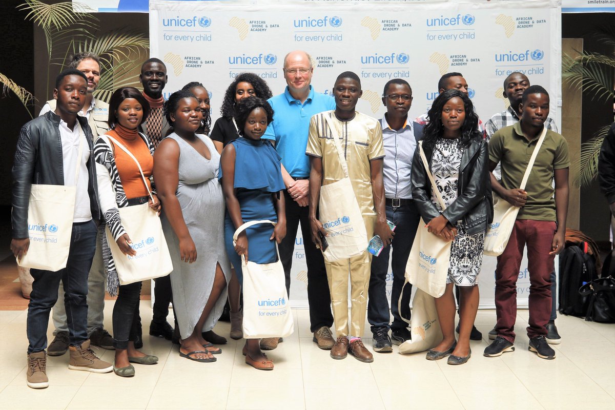 UNICEFMalawi's tweet photo. Great news!

Today UNICEF Malawi set up the first African Drone and Data Academy (ADDA) to improve service delivery for children. Young people will be given an opportunity to learn how to make, test and fly drones and to analyse drone acquired data.

#Drones4Good #YouthSkills https://t.co/MP4iwz4H31