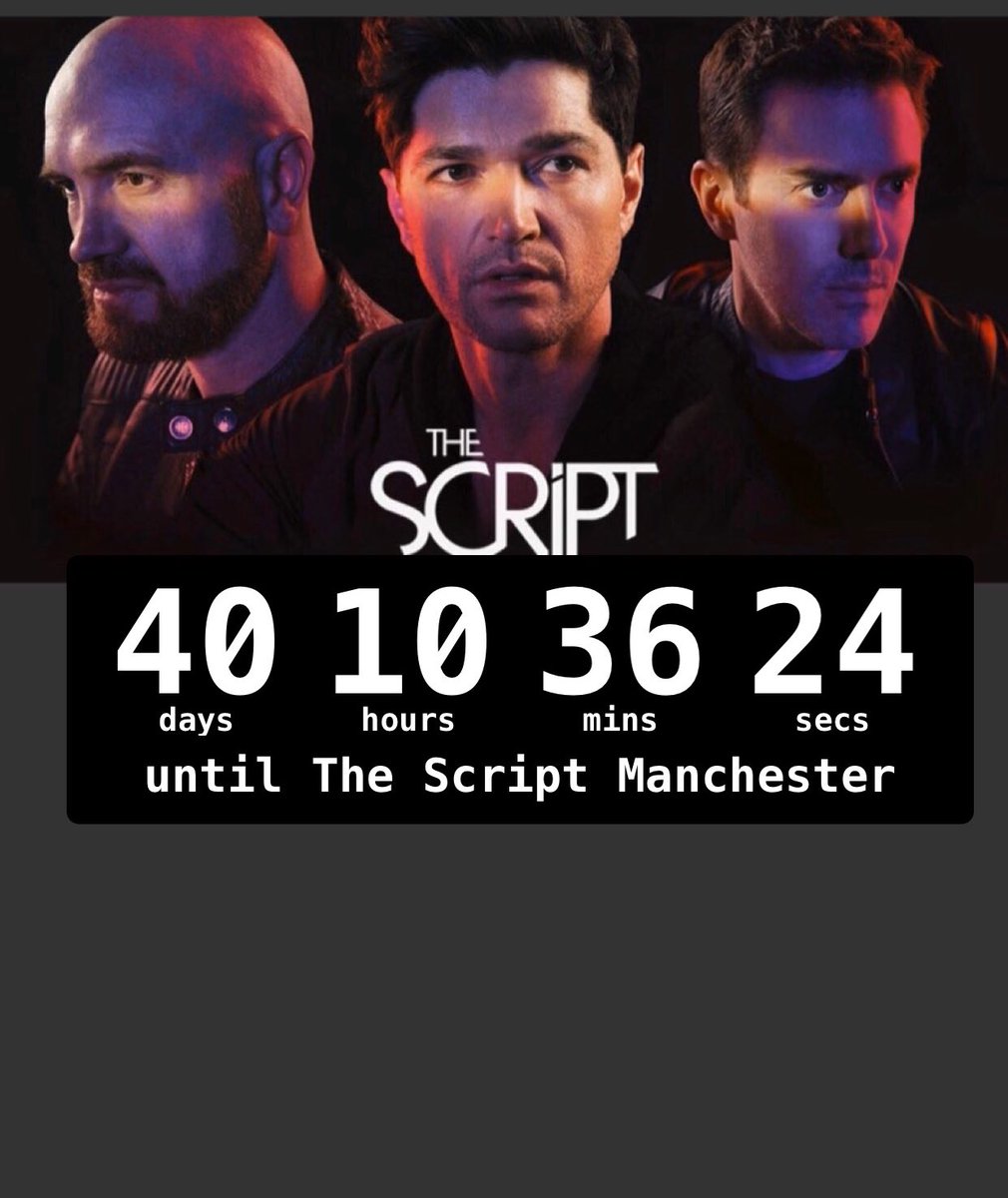 Catheri33297324's tweet photo. Not checked this for a few days!! OMG!! Time is flying 😍😍🙌🏻❤️ #butnotfastenough 🙏🏻🙌🏻❤️ I cant wait to see my favourite guys ❤️ #SunsetsandFullMoonsTour @thescript @TheScript_Danny  @GlenOfThePower  #TheScriptFamily https://t.co/EkUuam2YPy