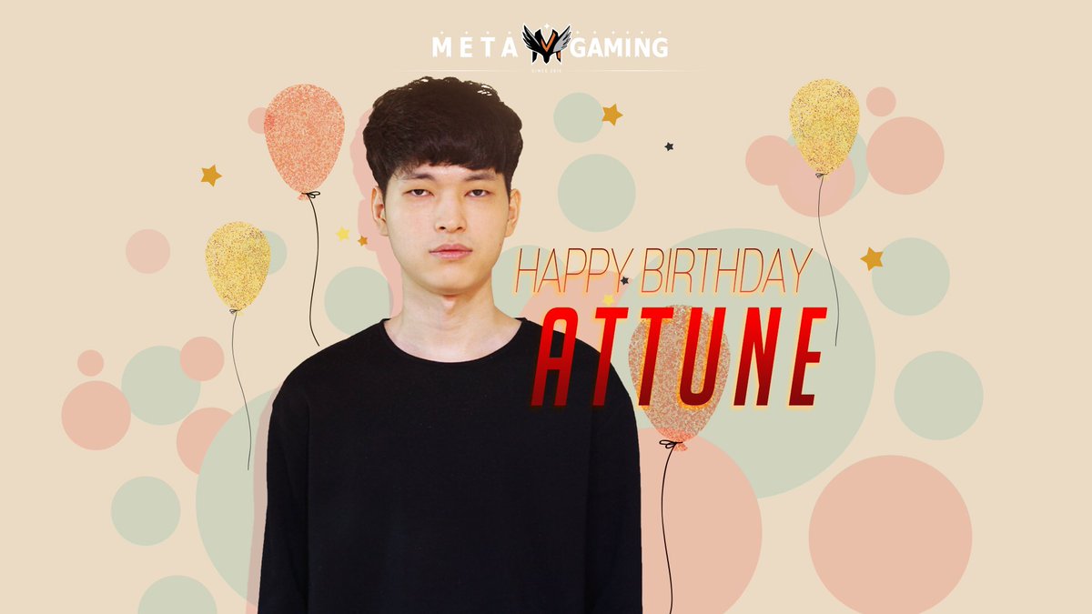 TheMetaGaming's tweet image. 안녕하세요. #MetaGaming 입니다.

오늘은 #Apex 팀 #Attune 선수의 생일입니다.
얼마 남지 않은 대회를 앞두고 열심히 연습중인 Attune 선수에게 응원의 한마디 부탁드려요! 선수의 생일을 진심으로 축하합니다🎉

Happy Birthday, @attuneOW! Wishing you have a wonderful day🥰

#Happy_Attune_Day