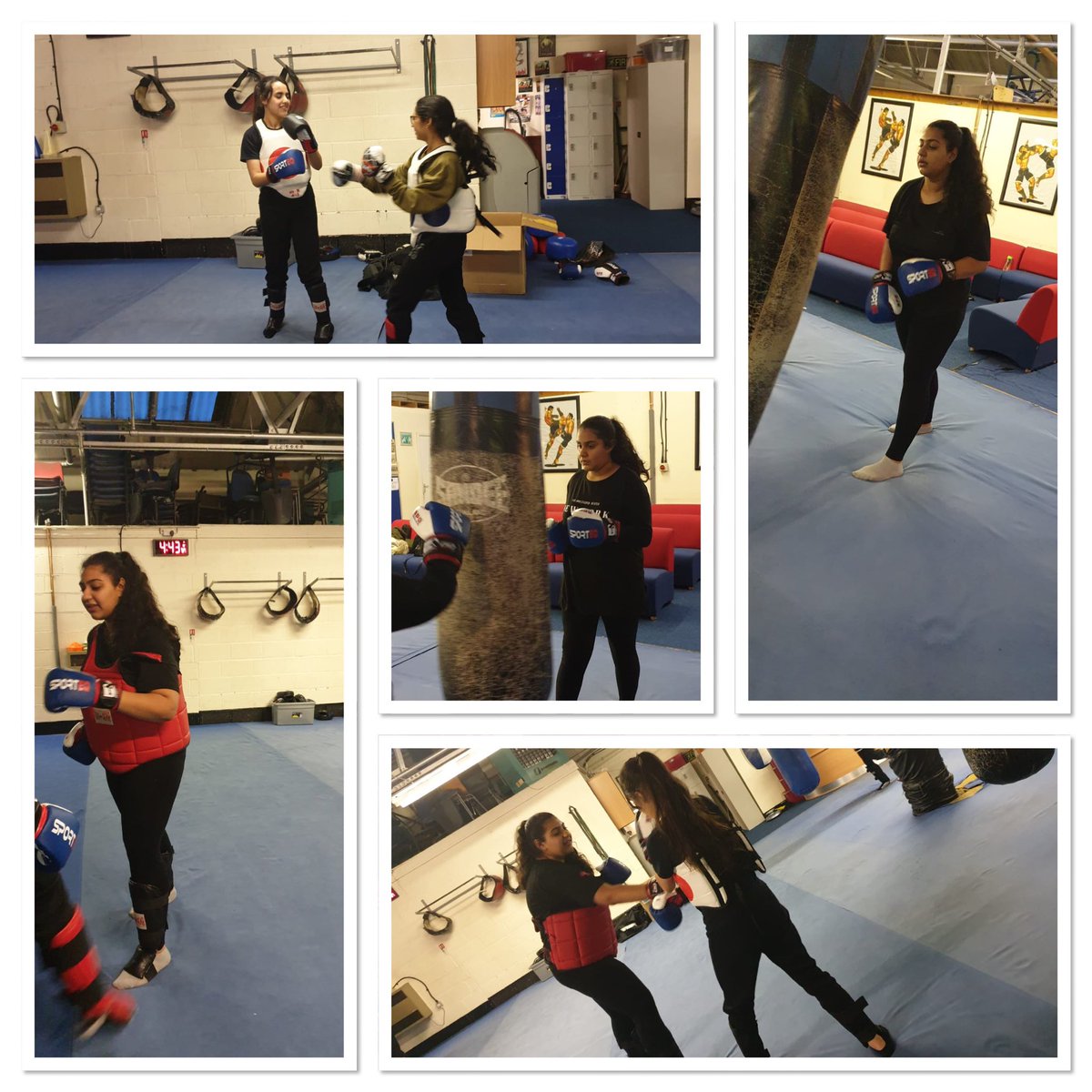 imocharity's tweet photo. Wow #selfdefence re-commenced yesterday at #ShinGiRuh. Girls did a warm up exercise on the boxing bags Then went straight into the #sparring and demonstrated the skills they had learnt #punch #kicks #pushkicks #roundhousekicks Thanks to @LancsSatellite for supporting this project https://t.co/o75y58bIzI