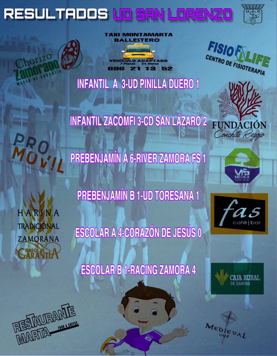 udsanlorenzocd's tweet photo. RESULTADOS fin de semana #UDSL
#ConstruyendoUDSL
#CorazónMorado
💜💜💜 https://t.co/KtaBiytK4c