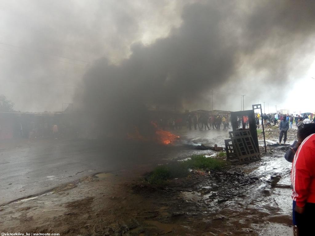 Ma3Route's tweet image. 12:25 The current situation at #Kasarani #mwiki #matatuStrike @citizentvkenya Ma3Route   via @victorkiiru_ke