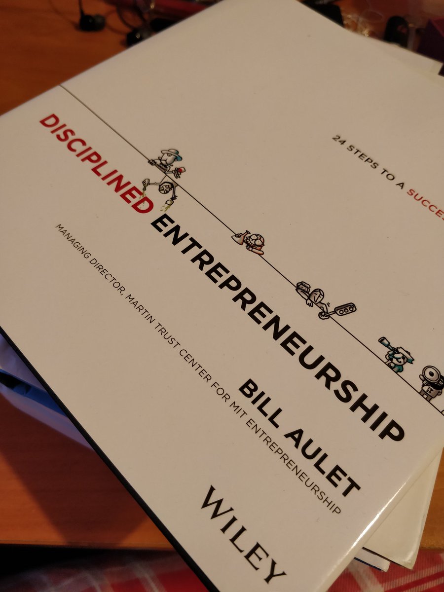 In 2015, I participated in the amazing <a href="/SCALEscotland/">SCALE Scotland</a> Summer School based on <a href="/BillAulet/">.</a>'s #DisciplinedEntrepreneurship. Now I'm about to co-deliver a <a href="/UofGAsbs/">UofG ASBS uofgasbs.bsky.social</a> #FinTech Digital Entrepreneurship course using the same approach. How the tables have turned! <a href="/AcademicChatter/">Academic Chatter™</a> #UofGFWC