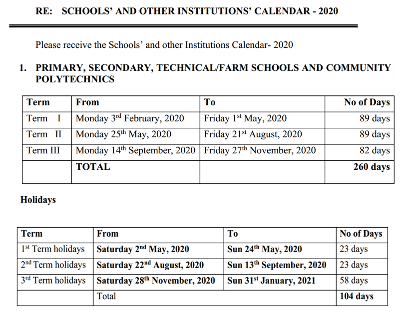 Library_KCCAUG's tweet photo. ACADEMIC CALENDAR YEAR 2020
Check out the Calendar for the academic yr 2020 as released by @Educ_SportsUg for your planning purposes. #Info4Dev #Libraries4U #UgandaReads
@enjuba1 @SpellingBeeUG @nationallib_ug @MaendeleoUganda https://t.co/eW6neOQCqR