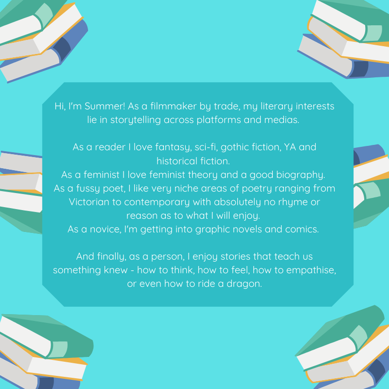 litbitblog's tweet photo. NEW WRITER ALERT!

Introducing SummerWB, the next addition to the team! https://t.co/uwGSLrRB7X