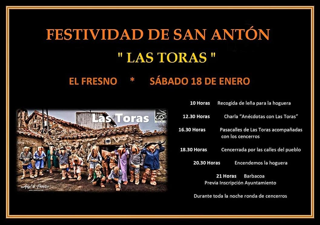 Acercarse por favor no lo hagas hermosa تويتر \ Turismo de Ávila على تويتر: "Sábado 18 de Enero, Festividad de San  Antón, salen " Las Toras " en El Fresno #Ávila, una tradición y un  espectáculo que uno no