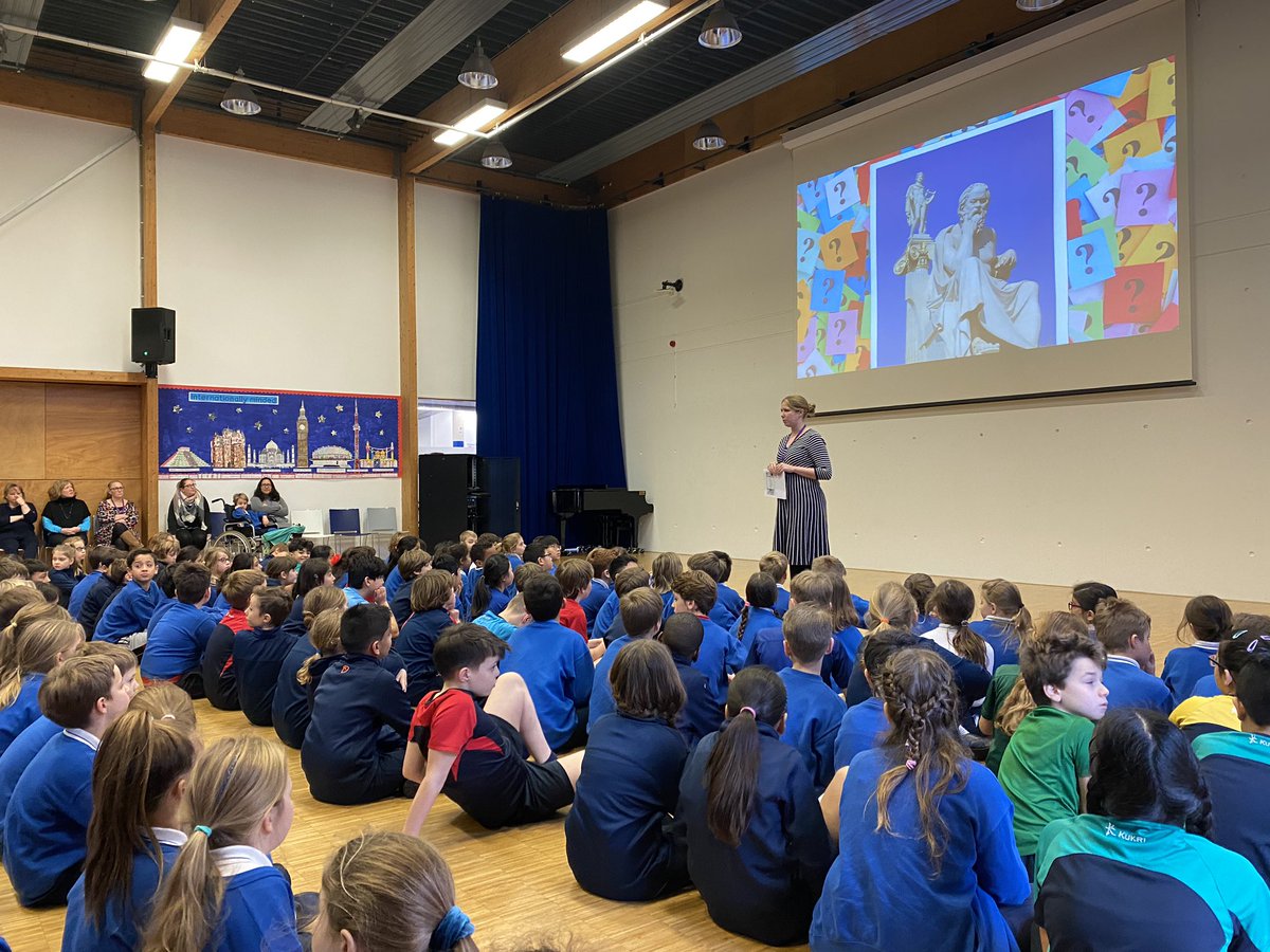 BSNJSV's tweet image. When a student identifies Socrates #JSVAssembly #thingskidssay #JSVBigQuestions