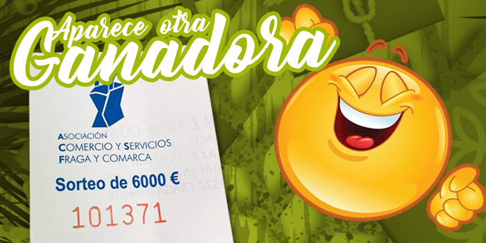 comerciofraga's tweet photo. ¡¡¡¡Os desvelamos la identidad de la SEGUNDA GANADORA de uno de los 3 premios de 2.000€!!!! Josefina Muñoz, con el 101.371, sellado en Horno Artesano J.Chiné Casas.¡ENHORABUENA!🎊🎊🎊 #asociacioncomercioservicios #sorteo6000euros #3premios #2000euros #yocomproenfraga #shopping https://t.co/tH5cuTTQm9