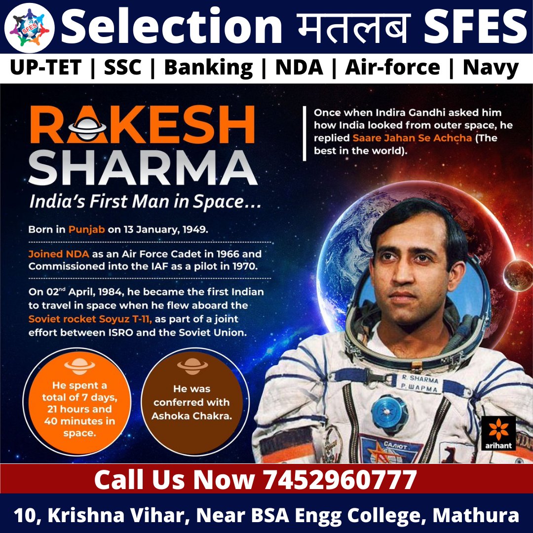 Happy Birthday, Rakesh Sharma! India\s first man in 