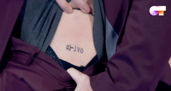 Iván Martínez el Ivo ha muerto del disgusto al ver el nuevo tatuaje de los consursantes de OT2020. No es para menos. Quedan 60.