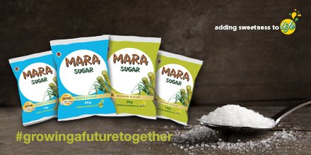 Add a pack of Mara Sugar in your shopping basket at any supermarket near you. #growingafuturetogether