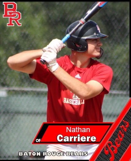 BRCC_Baseball's tweet photo. The Bears are back to work at practice and school. They are preparing for the home opener on Jan 31 versus the Panola College Ponies. 18 more days till the quest begins. Let’s meet our #18  Sophomore Transfer Nathan Carriere.
#clawsup #btb https://t.co/OsPO4nv8Qg