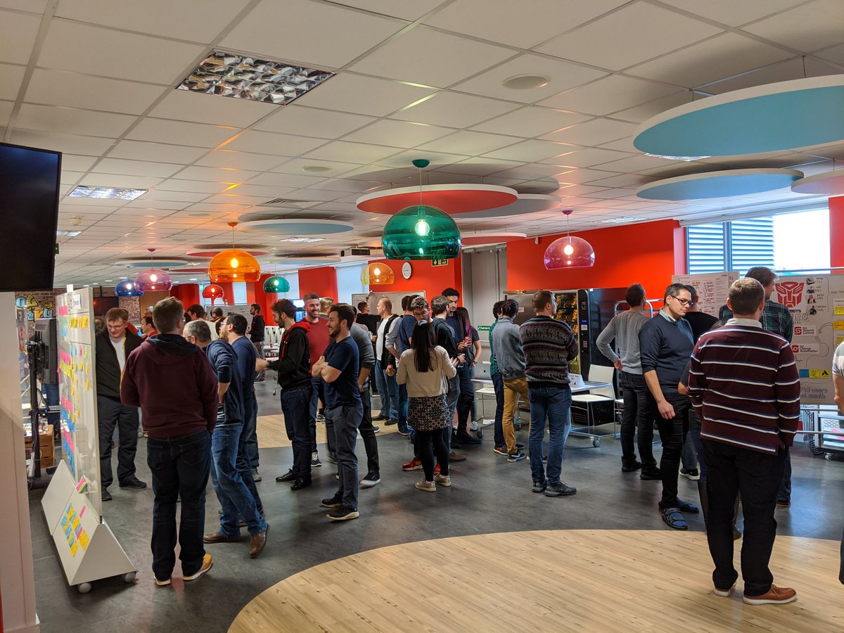 RedgateProdDev's tweet image. Is their a plural term for a collection of engineers, designers and product managers? It is heaving in here 
#ReteamingWeek