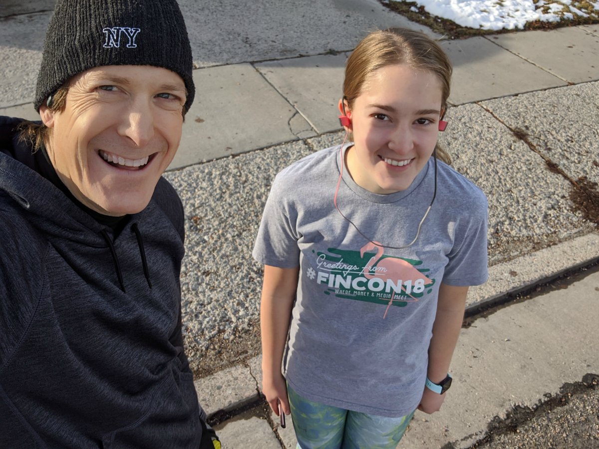 motivatemetorun's tweet photo. Fun recording with my daughter again. Plus she announces her next HUGE running goal for July 2020! 😲 Our 13 minute episode is so short you could be done...in 13 minutes!  Plus her description of her 13-mile run on a treadmill is priceless! 🤣https://t.co/zWKcDgyDOF #podcast https://t.co/7ZvWZKBiu1