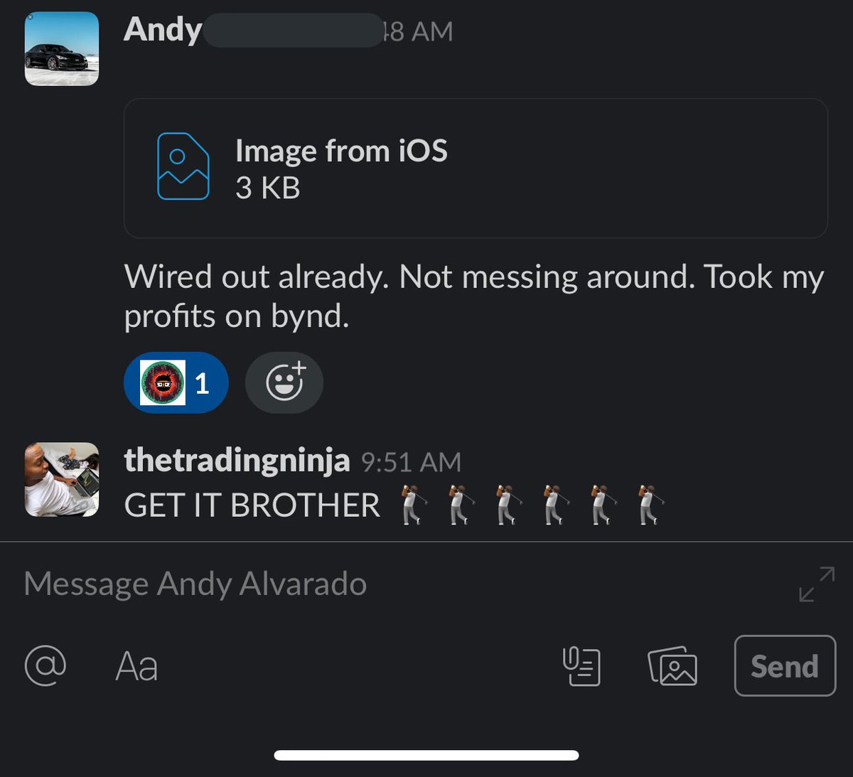 TheTradingNinja's tweet photo. No messing around #payyourselffirst that’s how you start a Monday. #wireout https://t.co/oWd4j6t8b0