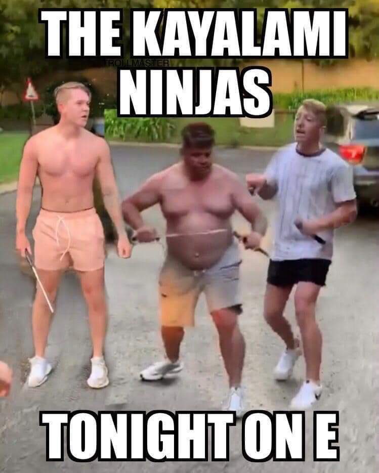 It’s only Monday and already I love being South African again 😂 #kylamininjas