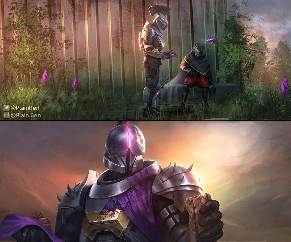 PlainBen's tweet image. (Saint has a surplus of Lavender Ribbon Cookies)