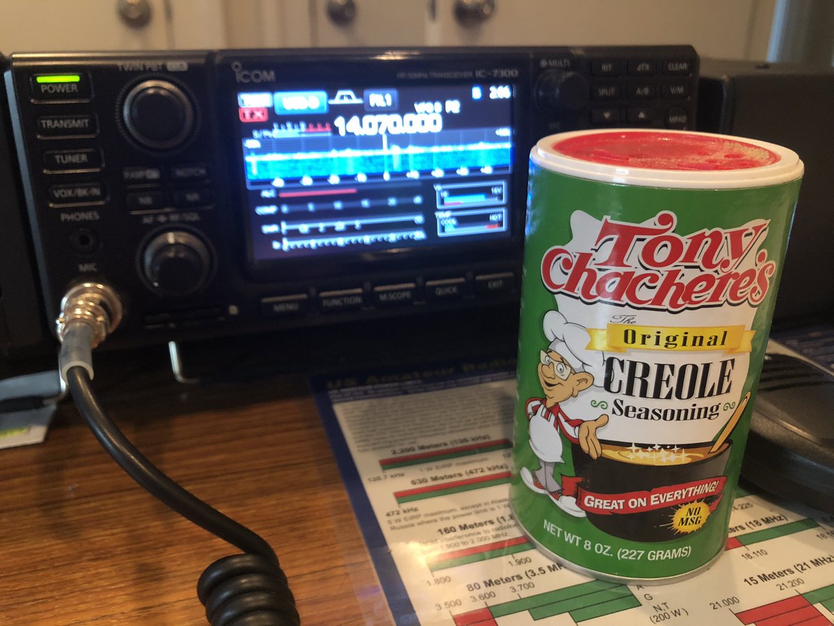 KG5GJT's tweet photo. @k2mts Does this answer your question? I used Tony’s in the crawfish étouffée I cooked for @AD0DX and @KE4ALabama the night before our journey to #EL58. #LifeBelowSeaLevel https://t.co/MKjFNuZ0NV