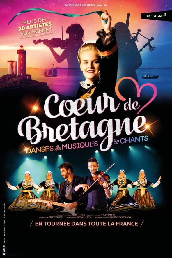 NevezProd's tweet image. Rendez-vous en 2020 pour découvrir notre nouveau spectacle CŒUR DE BRETAGNE !

#emojibzh #GwennHaDu #Bretagne #coeurdebretagne #spectacle #tournee #show #entertainment #nevezproductions