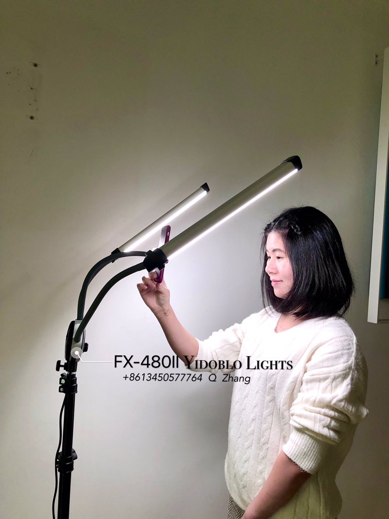 Beauty Makeup Light: FX-800II(96W) & FX-480II(48W)
🌝 Contact me to order now
#armlight #fourarmlamp #doublearmlight #makeuplight #makeuplighting #makeuptutorial #makeupwedding #ringlightmakeup #makeupvideo #makeupartist #ringlamp #skincare #sefile #tattoostudio #doublearmlight