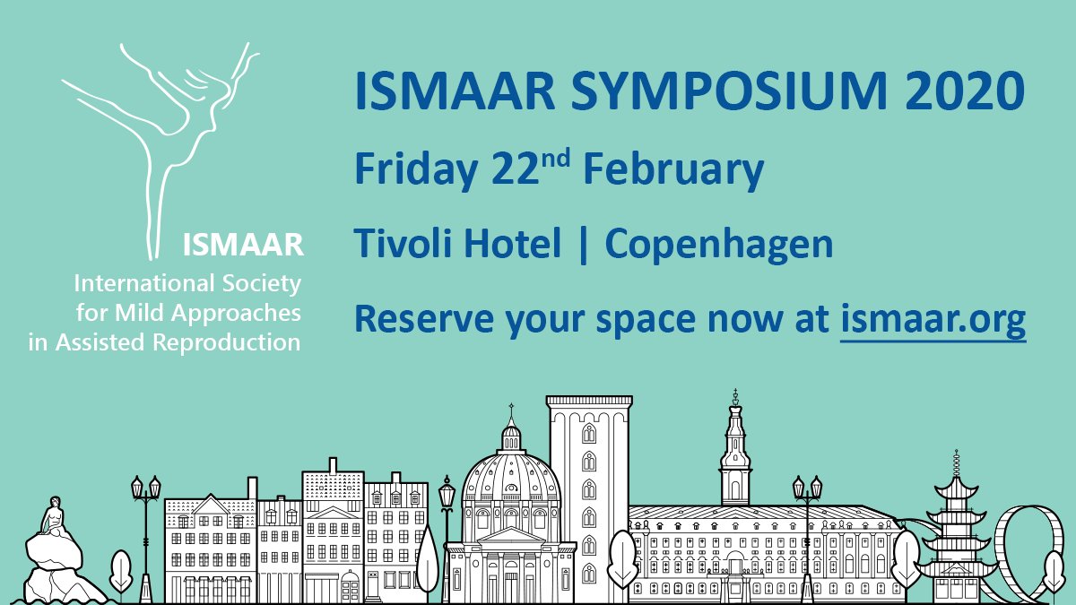 ismaar_org's tweet photo. Join us ISMAAR Symposium 2020 in Copenhagen on Fri 22nd Feb 2020! With an excellent scientific programme, focusing on the physiological and affordable approaches in assisted reproduction as its key topics! #IVF #SafeIVF https://t.co/zciHALywDh https://t.co/jlmSopyPDZ