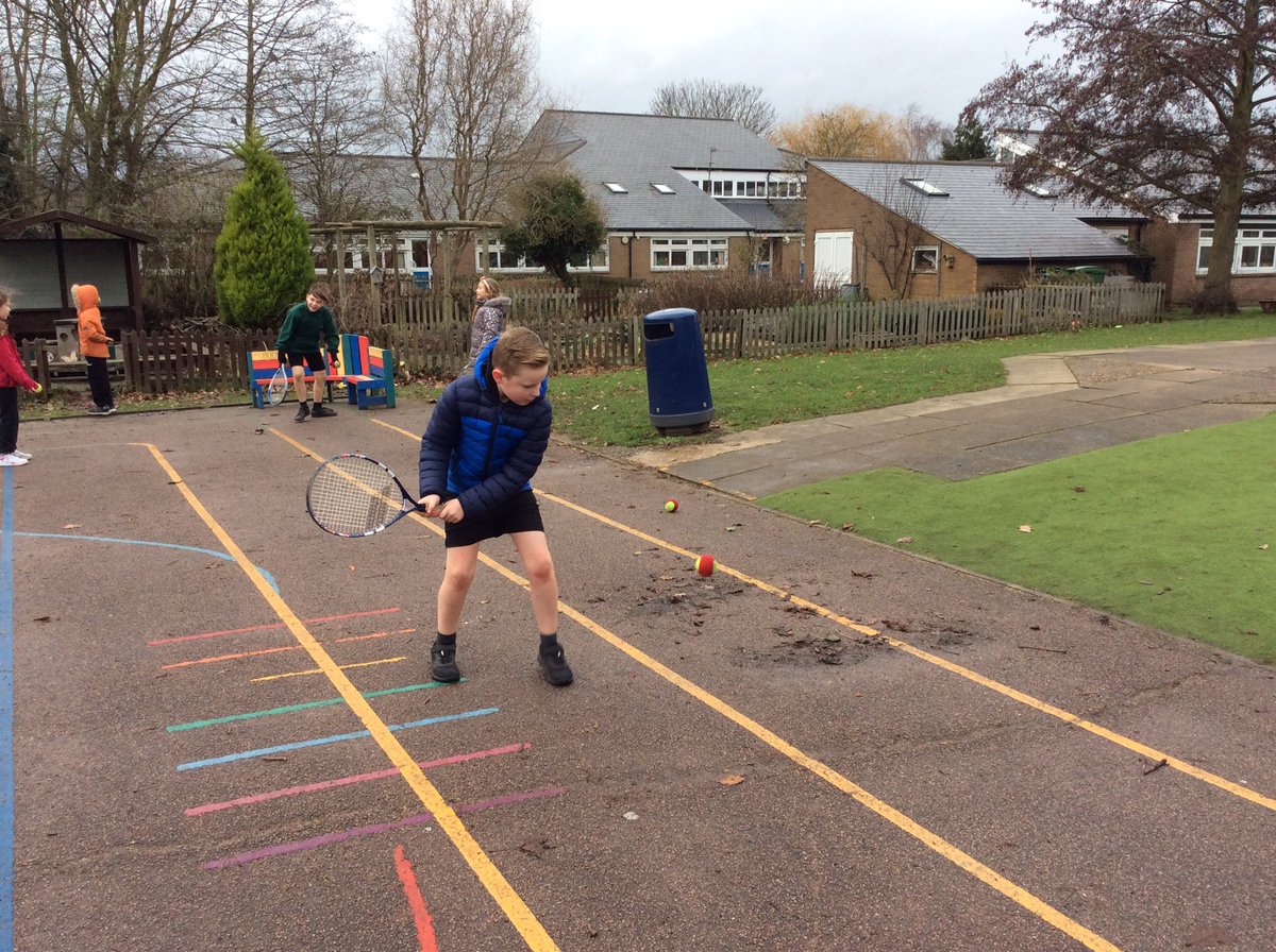 TickfordPark's tweet photo. Year 4 are enjoying their tennis lessons with Nigel from Newport Pagnell Tennis Club. Today we perfected our forehand technique. ๐พ #TPPeridot #TPTurquoise #TP4PE https://t.co/D1TgUZfBWy